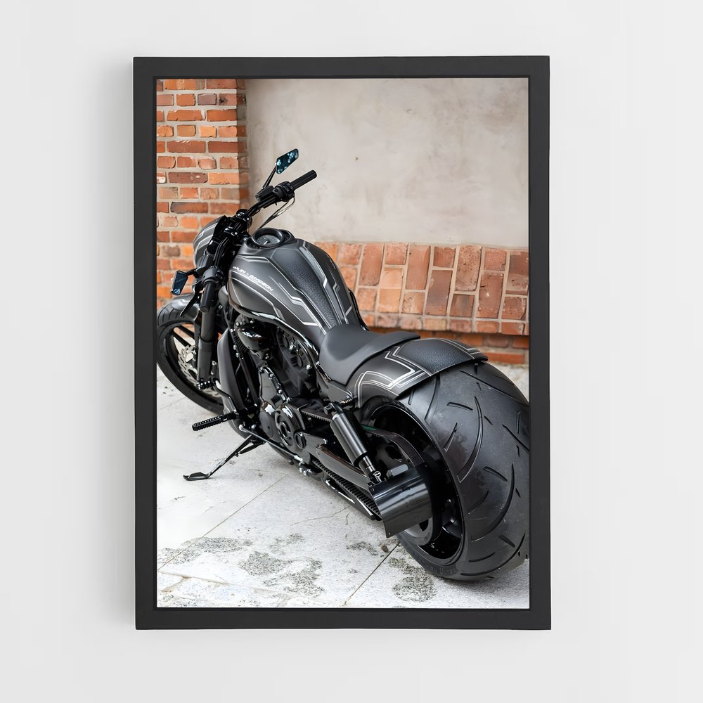 Poster splendide Night rod – affiche Harley-Davidson (vue 2)